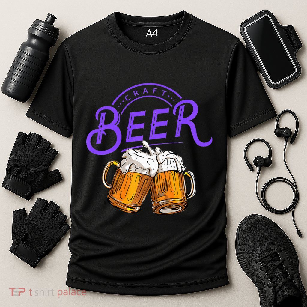 Craft Beer Summer Cooling Performance Crew T-Shirt