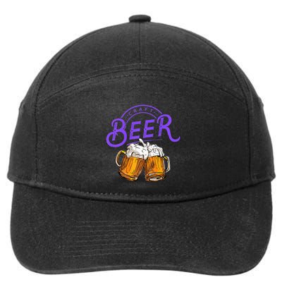 Craft Beer Summer 7-Panel Snapback Hat