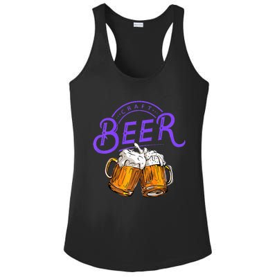 Craft Beer Summer Ladies PosiCharge Competitor Racerback Tank