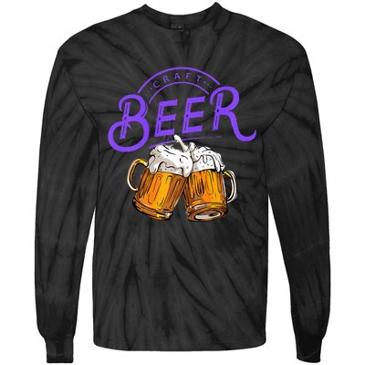 Craft Beer Summer Tie-Dye Long Sleeve Shirt