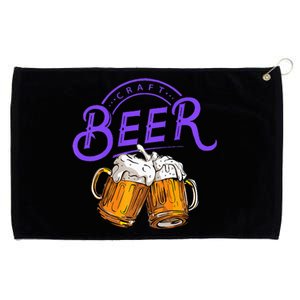 Craft Beer Summer Grommeted Golf Towel