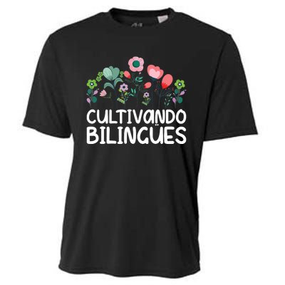 Cultivando Bilinges Spanish Teacher Spanish Teaching Cooling Performance Crew T-Shirt