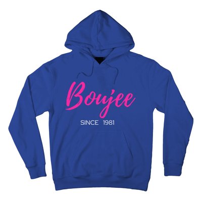 Classy Boujee Since 1981 Gift Hoodie