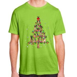 Cute Belgium Shepherd Dog Christmas Tree Gift Decoration Xmas Gift Adult ChromaSoft Performance T-Shirt