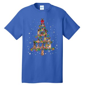 Cute Belgium Shepherd Dog Christmas Tree Gift Decoration Xmas Gift Tall T-Shirt