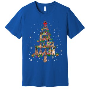 Cute Belgium Shepherd Dog Christmas Tree Gift Decoration Xmas Gift Premium T-Shirt