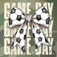 Coquette Bow Soccer Funny Game Day Soccer Legacy Tie Dye Trucker Hat