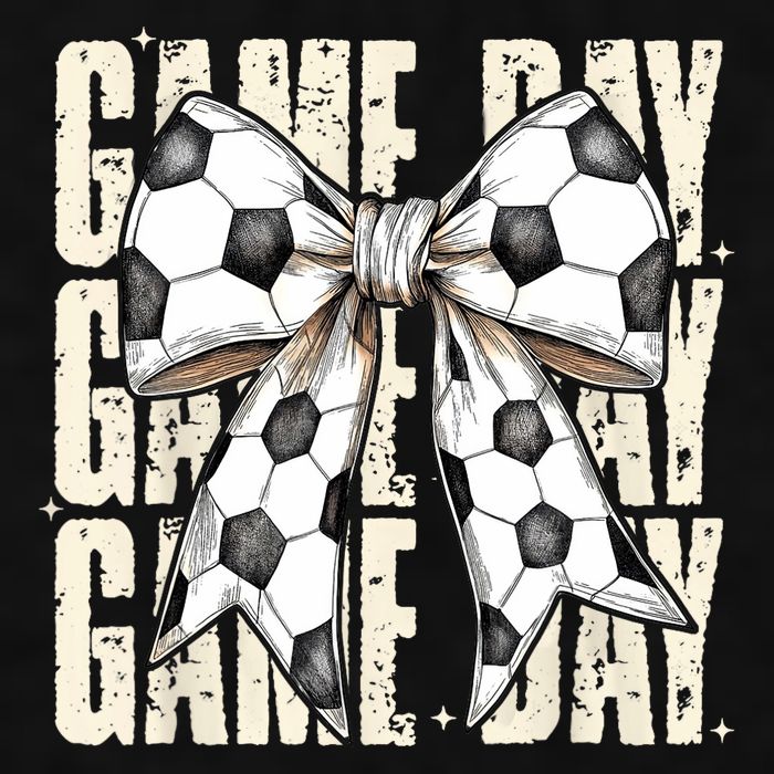 Coquette Bow Soccer Funny Game Day Soccer Ladies PosiCharge Tri-Blend Wicking Tank