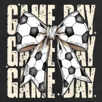 Coquette Bow Soccer Funny Game Day Soccer Cool Comfort Performance Bucket Hat