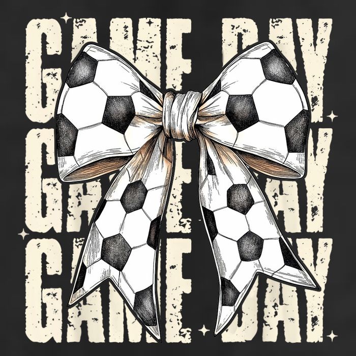Coquette Bow Soccer Funny Game Day Soccer Cool Comfort Performance Bucket Hat