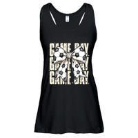 Coquette Bow Soccer Funny Game Day Soccer Ladies Essential Flowy Tank