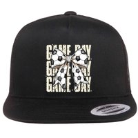 Coquette Bow Soccer Funny Game Day Soccer Flatbill Hat