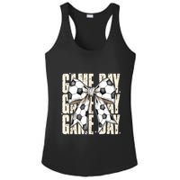 Coquette Bow Soccer Funny Game Day Soccer Ladies PosiCharge Competitor Racerback Tank