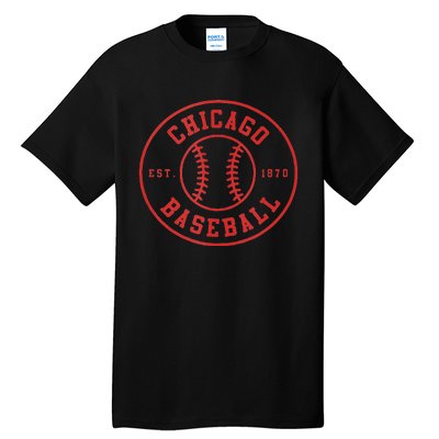 Chicago Baseball Seventh Inning Stretch Gameday Fan Gear Tall T-Shirt