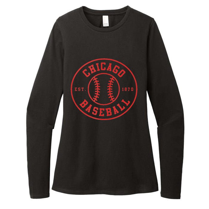 Chicago Baseball Seventh Inning Stretch Gameday Fan Gear Womens CVC Long Sleeve Shirt