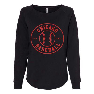 Chicago Baseball Seventh Inning Stretch Gameday Fan Gear Womens California Wash Sweatshirt