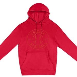 Chicago Baseball Seventh Inning Stretch Gameday Fan Gear Premium Pullover Hoodie