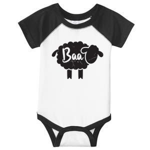 Cute Baa Sheepp Sound Black Sheepp Toy Lovers Gift Infant Baby Jersey Bodysuit