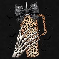 Coquette Bow Skeleton Bougie Ladies PosiCharge Tri-Blend Wicking Tank