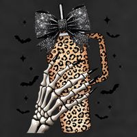Coquette Bow Skeleton Bougie 7 Panel Mesh Trucker Snapback Hat