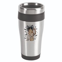Coquette Bow Skeleton Bougie 16oz Travel Tumbler