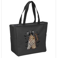 Coquette Bow Skeleton Bougie Zip Tote Bag