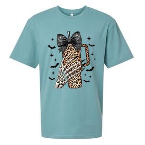 Coquette Bow Skeleton Bougie Sueded Cloud Jersey T-Shirt