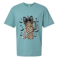 Coquette Bow Skeleton Bougie Sueded Cloud Jersey T-Shirt