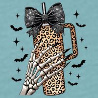 Coquette Bow Skeleton Bougie Sueded Cloud Jersey T-Shirt