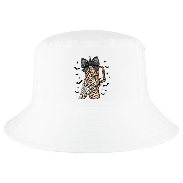 Coquette Bow Skeleton Bougie Cool Comfort Performance Bucket Hat
