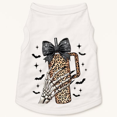 Coquette Bow Skeleton Bougie Doggie Tank