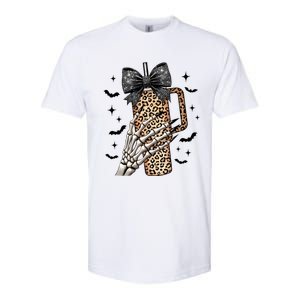 Coquette Bow Skeleton Bougie Softstyle CVC T-Shirt