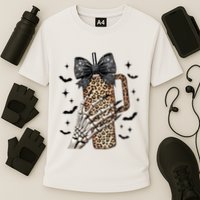 Coquette Bow Skeleton Bougie Performance Shirt