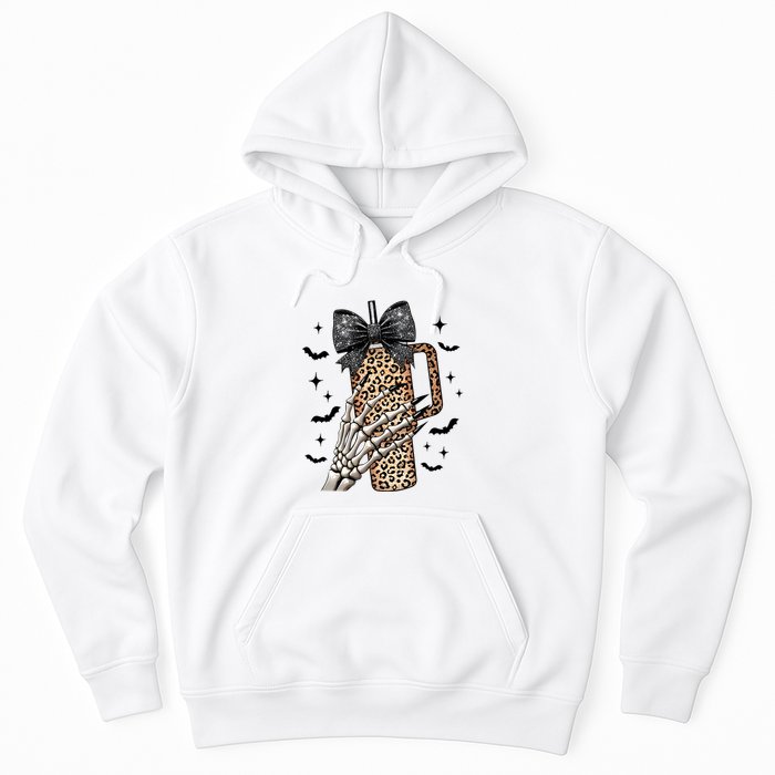 Coquette Bow Skeleton Bougie Hoodie