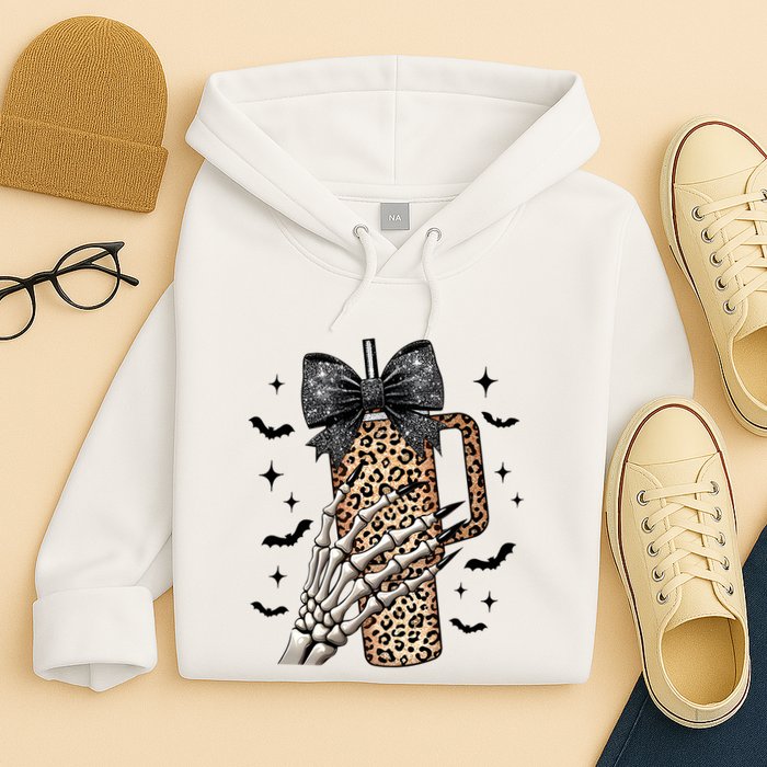 Coquette Bow Skeleton Bougie Hoodie