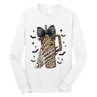 Coquette Bow Skeleton Bougie Long Sleeve Shirt
