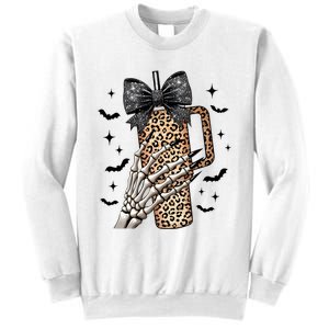 Coquette Bow Skeleton Bougie Sweatshirt