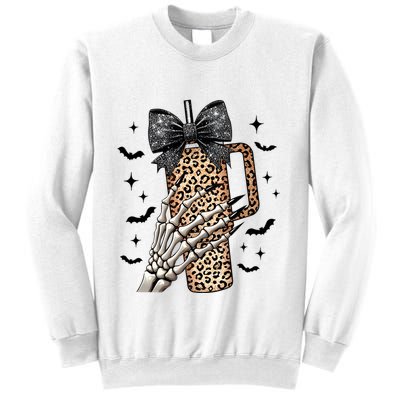 Coquette Bow Skeleton Bougie Sweatshirt