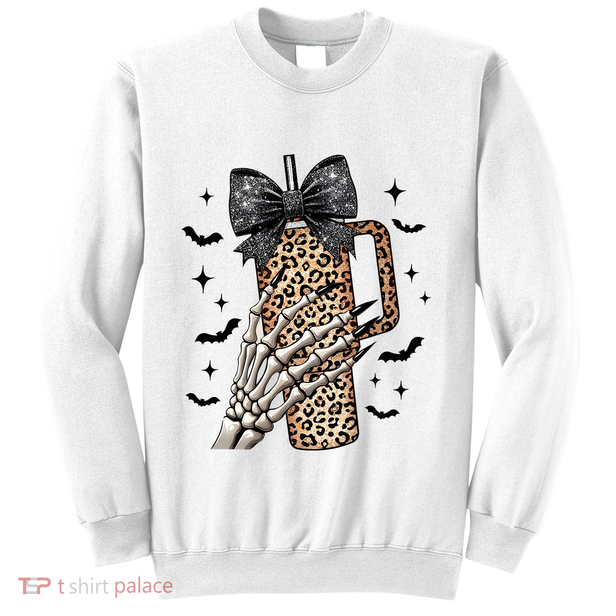 Coquette Bow Skeleton Bougie Sweatshirt