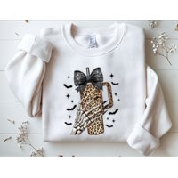 Coquette Bow Skeleton Bougie Sweatshirt