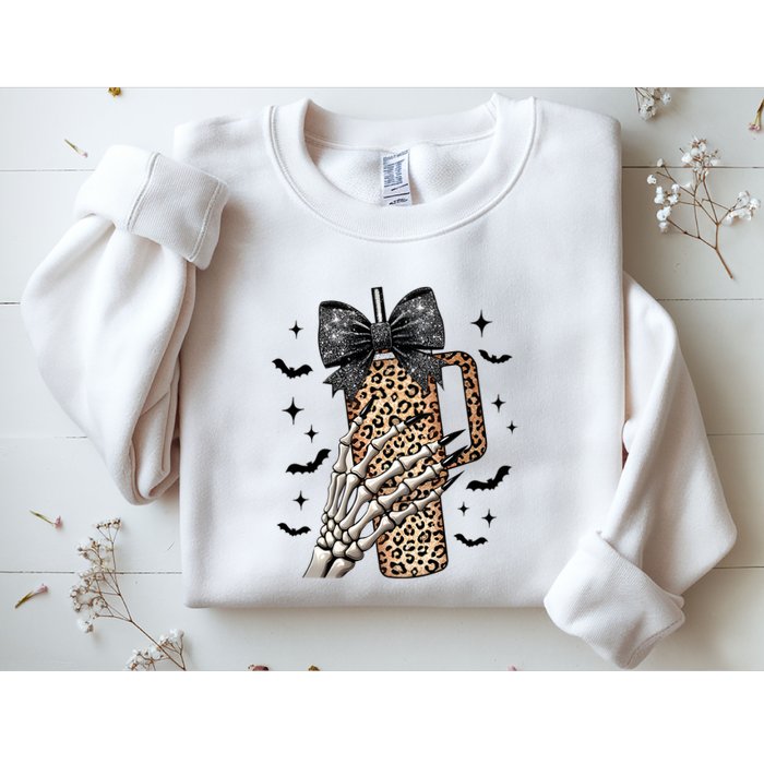 Coquette Bow Skeleton Bougie Sweatshirt