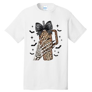 Coquette Bow Skeleton Bougie Tall T-Shirt