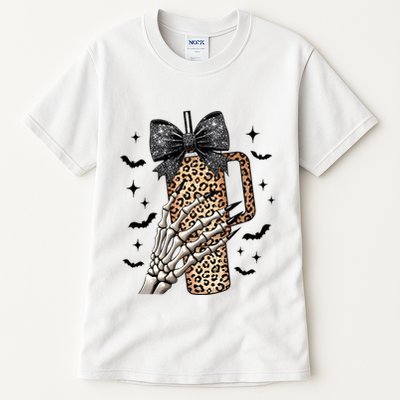 Coquette Bow Skeleton Bougie Tall T-Shirt
