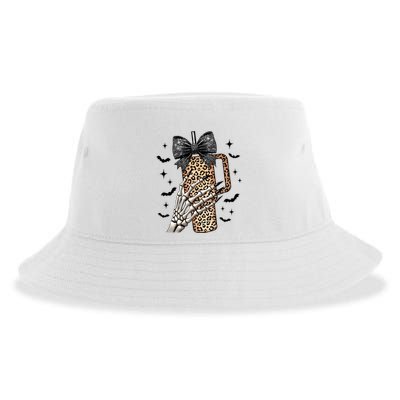 Coquette Bow Skeleton Bougie Sustainable Bucket Hat