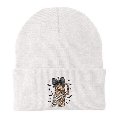 Coquette Bow Skeleton Bougie Beanie