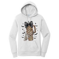 Coquette Bow Skeleton Bougie Women's Pullover Hoodie