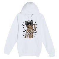 Coquette Bow Skeleton Bougie Premium Pullover Hoodie