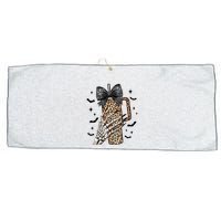 Coquette Bow Skeleton Bougie Large Microfiber Waffle Golf Towel