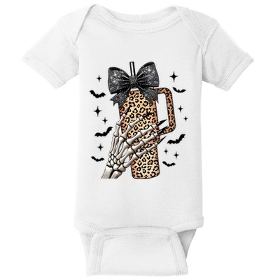 Coquette Bow Skeleton Bougie Baby Bodysuit
