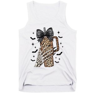 Coquette Bow Skeleton Bougie Tank Top